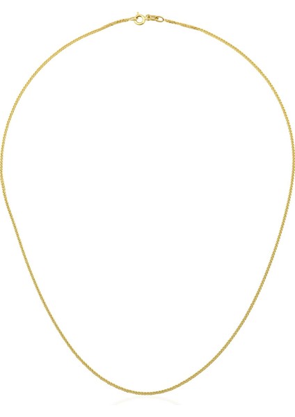 14 Ayar Altın Küp Örme Zincir 2.27 mm