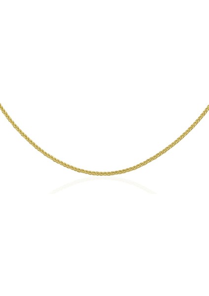 14 Ayar Altın Küp Örme Zincir 2.27 mm