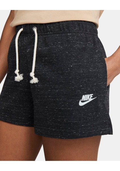 Sportswear Gym Vintage Siyah Renk Kadın Şortu fırsatları