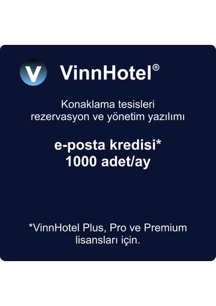 VinnHotel-1000 E-Posta Kredisi/ay