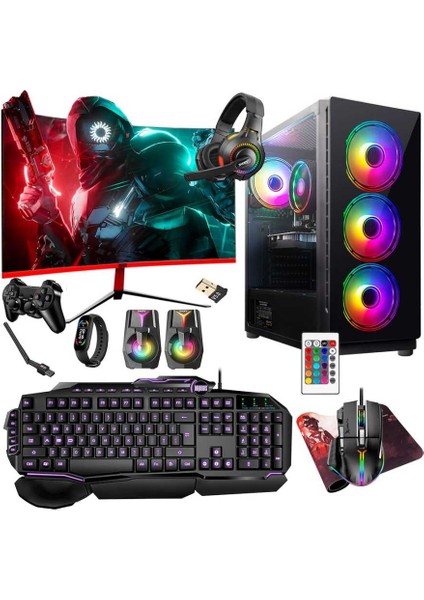 TX5312 I5 9400F 16GB Ram 512GB SSD 4gb GTX1050TI 27 Inç 165Hz Oyuncu Masaüstü Bilgisayarı