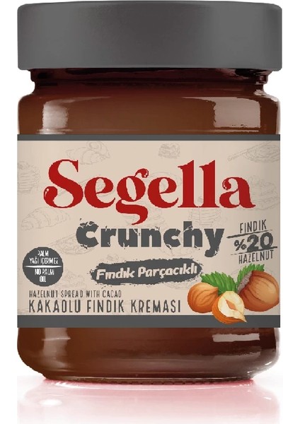 Fındık Parçacıklı Kakaolu Fındık Kreması 350GR