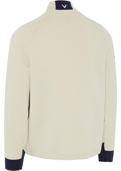 Midweight Textured 1/4 Zip Fleece - Erkek Dokulu Polar fırsatları