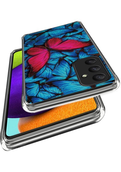 Samsung Galaxy A55 5g Telefon Kılıfı Desen Baskı Tpu Arka Kapak-Kırmızı Kelebek (Yurt Dışından) fiyatları