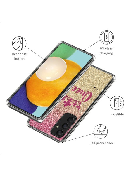 Samsung Galaxy A55 5g Kılıf Desen Baskı Cep Telefonu Tpu Kapak-Parlayan Kraliçe Için (Yurt Dışından) modelleri