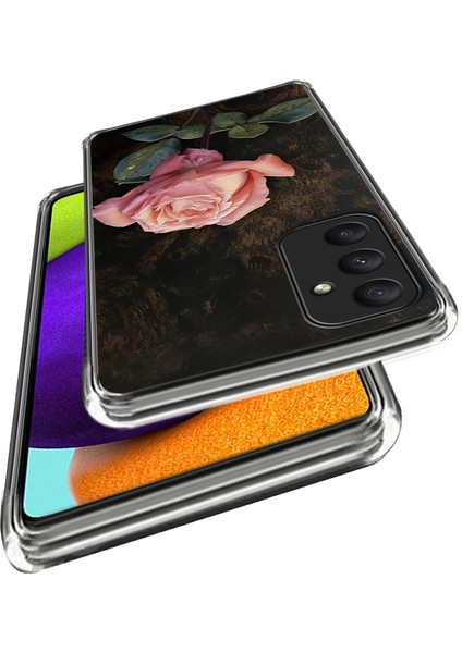Samsung Galaxy A55 5g Desen Baskı Kılıfı Ince Yumuşak Tpu Koruma Telefon Kapağı-Gül (Yurt Dışından) fiyatları