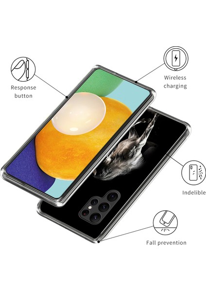 Samsung Galaxy S24 Ultra Tpu Kılıf Desenli Çizilmez Telefon Kılıfı-At (Yurt Dışından) modelleri