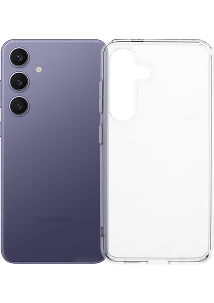 Samsung Galaxy S24 Kapak Şeffaf Pc + Tpu Telefon Koruyucu Kılıf Için (Yurt Dışından)