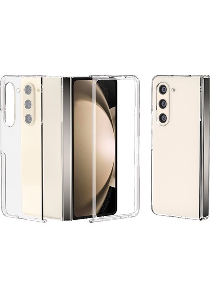Samsung Galaxy Z Fold5 5g Telefon Kılıfı Şeffaf Pc Arka Kapak Için (Yurt Dışından)