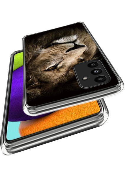 Samsung Galaxy A15 4g/5g Tpu Telefon Kılıfı Desen Baskı Çizilmez Darbeye Dayanıklı-Aslan Için (Yurt Dışından) fiyatları