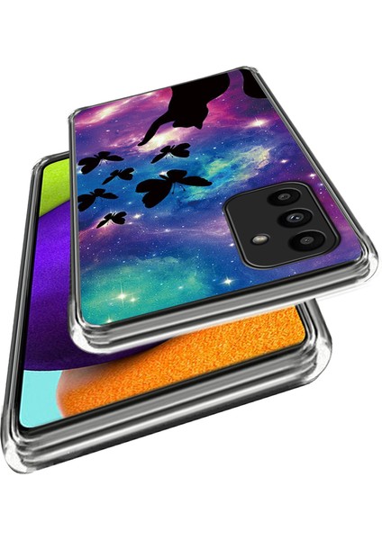 Samsung Galaxy A15 4g/5g Tpu Telefon Kılıfı Desen Baskı Çizilmez Darbeye Dayanıklı-Kedi ve Kelebekler Için (Yurt Dışından) fiyatları