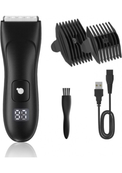 Seramik Başlık Traş Makinası Su Geçirmez Saç Sakal Bikini Bölgesi Için Uzun Şarj Süreli Traş Makinas