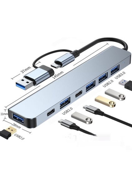 USB Yerleştirme Istasyonu Dizüstü Bilgisayar Çoklu Arayüz Hub'ı (Yurt Dışından) fiyatları