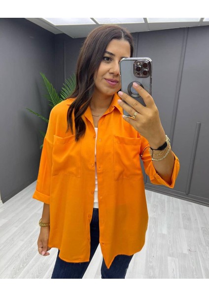 Kadın Salaş Oversize Gömlek modelleri