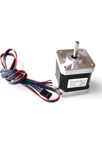 17HS8401 Nema 17 Step Motor 0.5n.m D Mil 2 Faz 1.8A 1.8 Derece 200 Adım 3D Yazıcı Printer