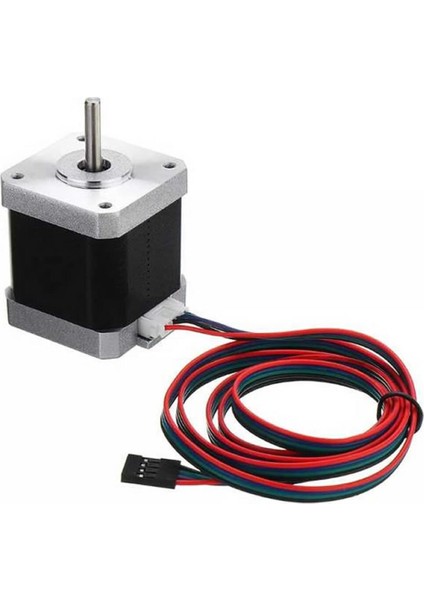 17HS8401 Nema 17 Step Motor 0.5n.m D Mil 2 Faz 1.8A 1.8 Derece 200 Adım 3D Yazıcı Printer