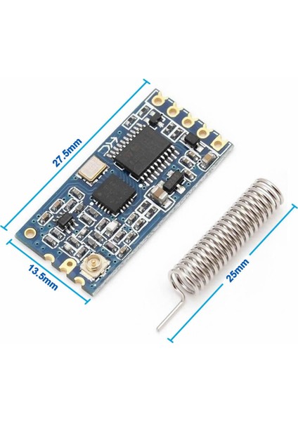 433MHZ 1000 Metre Hc-12 1000MT Rf Modül Kablosuz Haberleşme Alıcı Verici Seri Port Uzaktan Kontrol