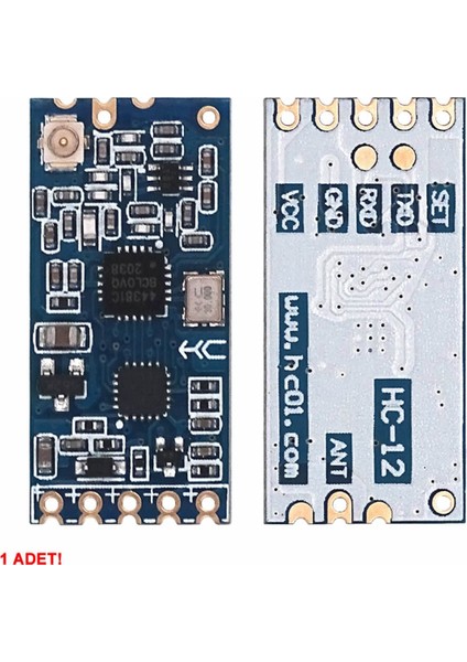 433MHZ 1000 Metre Hc-12 1000MT Rf Modül Kablosuz Haberleşme Alıcı Verici Seri Port Uzaktan Kontrol fırsatları