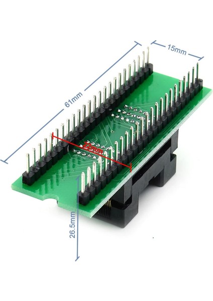TSOP48 To DIP48 Çevirici Adaptör Smd To Dip Eeprom Programlayıcı