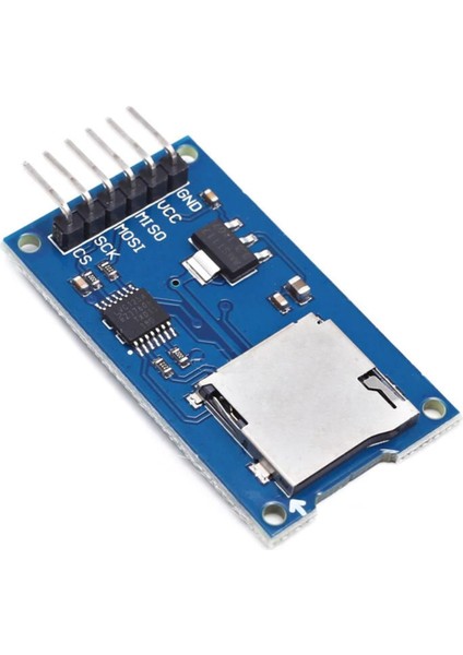 Micro Sd Kart Modülü Hafıza Kartı Tf Kart Microsd Bellek Memory Spı Okuyucu Mikro Sd 3.3V 5V