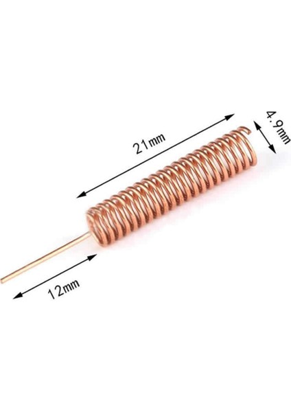 433MHZ Helical Anten Rf Kablosuz Haberleşme Kumanda