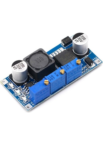 LM2596 Acav Pil Şarj Modülü Voltaj Düşürücü Güç Kaynağı Ayarlanabilir Akım Pil Sarj LED Sürücü