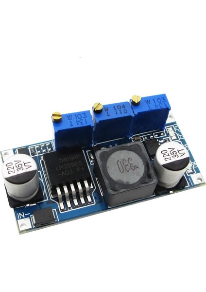 LM2596 Acav Pil Şarj Modülü Voltaj Düşürücü Güç Kaynağı Ayarlanabilir Akım Pil Sarj LED Sürücü