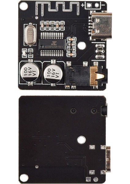 VHM-314 Type-C Bluetooth Kablosuz Ses Mp3 Modül Amfi Müzik Çalma Kartı Dc 5V USB Lityum Pil Batarya
