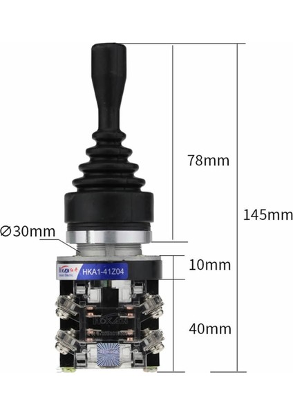 HKA1-41Z04 Joystick 4 Yön No Kumanda Kolu Momentary Anlık 10A 250V Monolever Anahtar