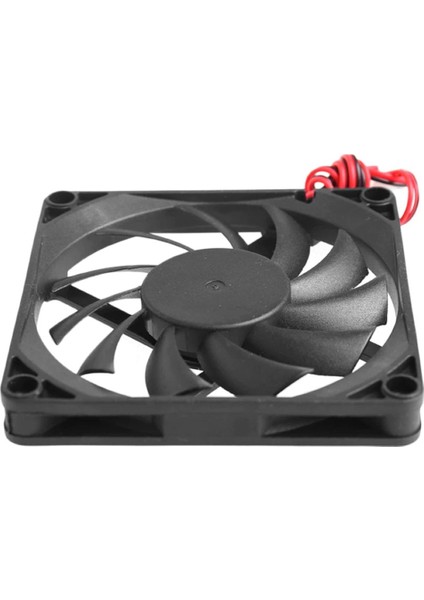 Dc 12V Fan 80X80MM 8010 8X8CM Sessiz 2 Pin Fırçasız Soğutma Fanı Kuluçka Ekran Kartı Cooler