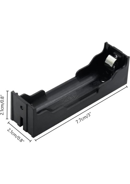 18650 Pcb Tip Pil Yuvası 1’li 3.7V Akü Şarj Powerbank Pil Tutucu Kutusu Batarya Lityum Li-Ion Pin