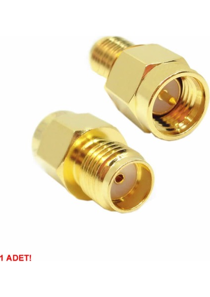 Sma Erkek To Sma Dişi Adaptör Soket Altın Kaplama Soket 0-6ghz Rf Wi-Fi Anten