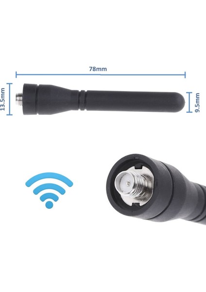 2.15DB Anten SF20 400-470MHZ Sma Dişi Rf Kablosuz Haberleşme Telsiz Baofeng BF-888S indirimleri