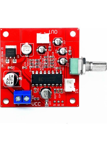 PT2399 Mikrofon Ses Eko Yankı Tekrar Efekt Modül Yansıma Kontrol Gecikme Ayar Karaoke Dc 6-15V
