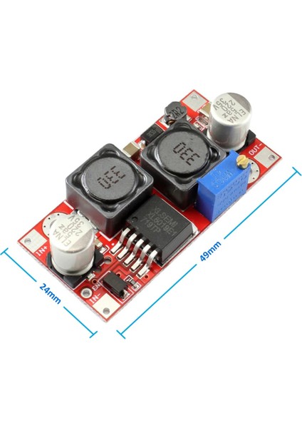 XL6019 Ayarlı Güç Kaynağı Modülü 3A 30V Otomatik Ayarlanabilir Voltaj Yükseltici Düşürücü
