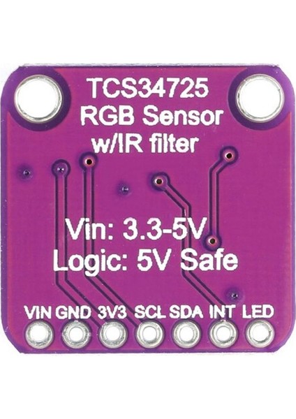 TCS34725 Renk Sensör Modülü TCS34725 Color Sensor Rgb Color Recognition Sensors Module indirimleri