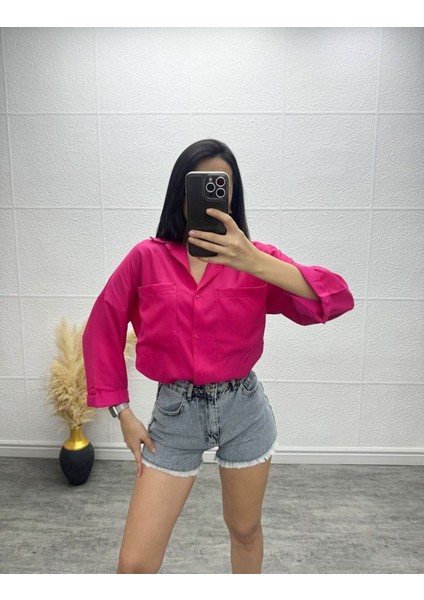 Kadın Salaş Oversize Gömlek