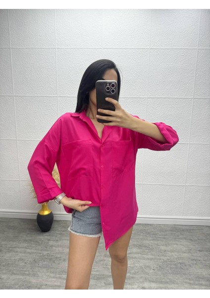 Kadın Salaş Oversize Gömlek
