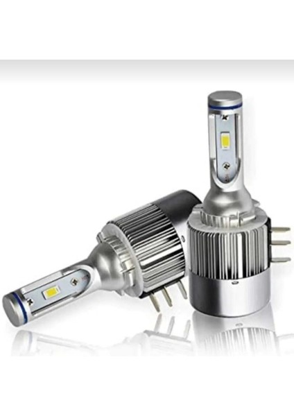 H15 7600 Lümen LED Xenon. H15 LED Zenon Şimşek Etkili 6000 K