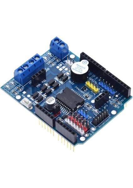 L298 Motor Sürücü Shield 12V 2x Dc Motor 1x Step Motor Buzzer fiyatları