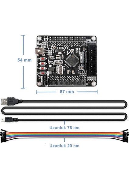 STM32F103RCT6 Gelistirme Kartı Arm STM32 32 Bit Arm Cortex M3