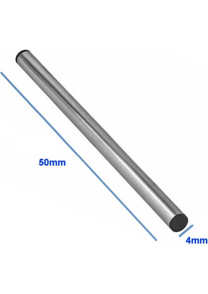Çelik Sensör Başlığı 4X50MM Kılıf Sıcaklık Isı Sensör Kutusu Metal Tüp Boru D818B20 Ntc LM35 PT100