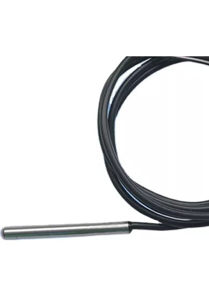 Çelik Sensör Başlığı 4X50MM Kılıf Sıcaklık Isı Sensör Kutusu Metal Tüp Boru D818B20 Ntc LM35 PT100