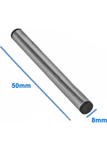 Çelik Sensör Başlığı 8X50MM Kılıf Sıcaklık Isı Sensör Kutusu Metal Tüp Boru D818B20 Ntc LM35 PT100
