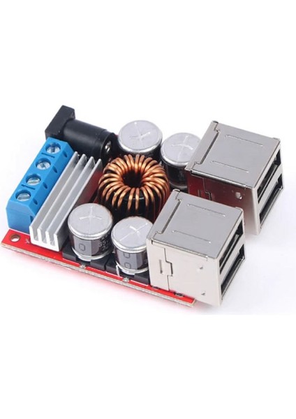 35V To 5V 10A Voltaj Düşürücü 4 Port USB Çıkış Soketi Android Ap modelleri