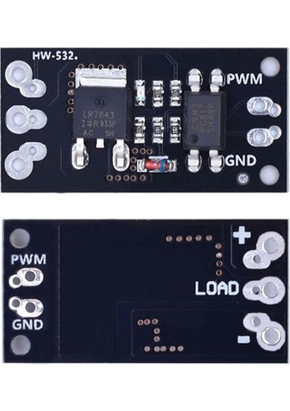LR7843 Mosfet Sürücü Modül Optokuplör Izolasyon 30V 110A 140W Pwm Hız Kontrol Motor Selenoid Valf