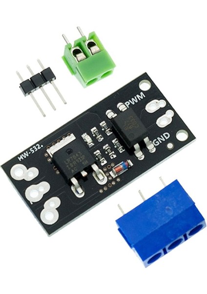 LR7843 Mosfet Sürücü Modül Optokuplör Izolasyon 30V 110A 140W Pwm Hız Kontrol Motor Selenoid Valf