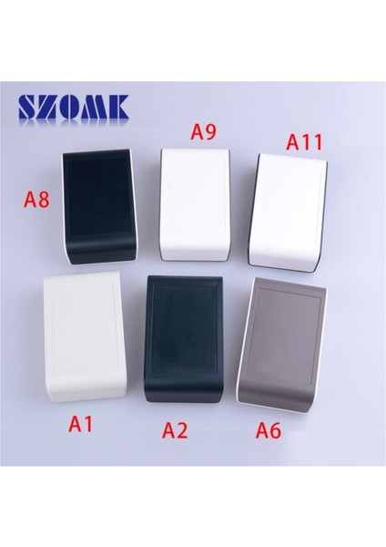 Ak-S-03 Plastik Kutu A11 ( Siyah-Beyaz ) Elektronik Devre Kutusu