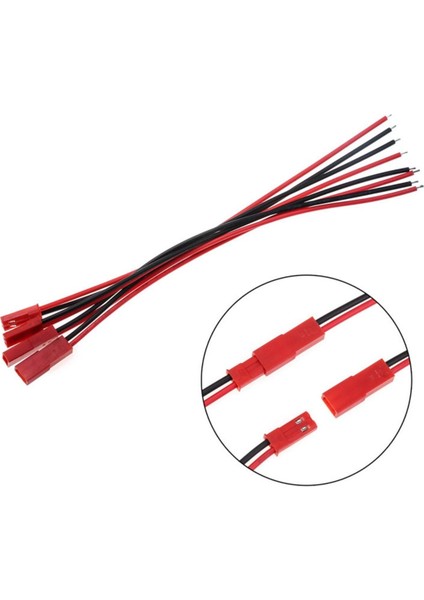 Jst Kablo Erkek Dişi Çift 15CM 150MM Model Uçak Helikopter Robot Lipo Lityum Lion Pil Akü Bağlantı modelleri