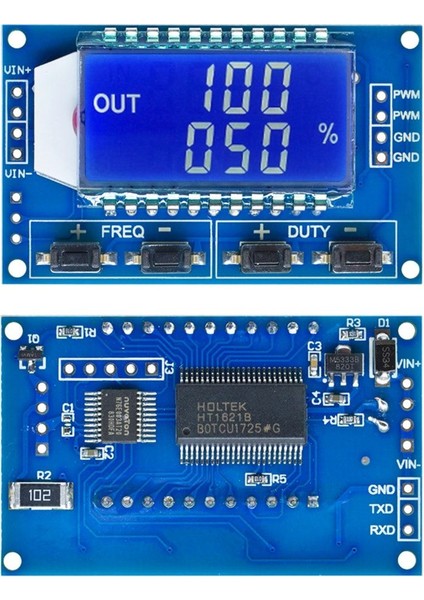 1hz / 150KHZ Kare Dalga Sinyal Jeneratör Modülü Xy-Lpwm Ayarlanabilir Darbe Pals Frekans Üreteci